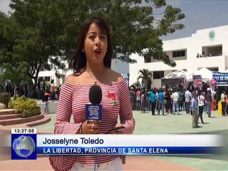 Ministro de Educación Fander Falconí visita Santa Elena como parte del lanzamiento de la campaña Yo Leo