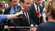 Haute-Vienne : à Bellac, la rencontre mouvementée entre Macron et les salariés de l'usine GM&S