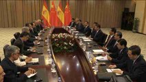 Spanish king, Chinese president discuss increasing bilateral ties in Astana
