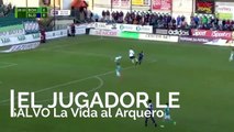 Jugador salva vida al arquero despues de un choque