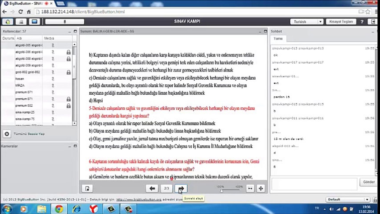 Balıkçı Gemilerinde Yapılan Çalışmalarda Sağlık ve Güvenlik