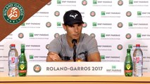Roland-Garros 2017 : 1/2 finale Conférence de presse Rafael Nadal