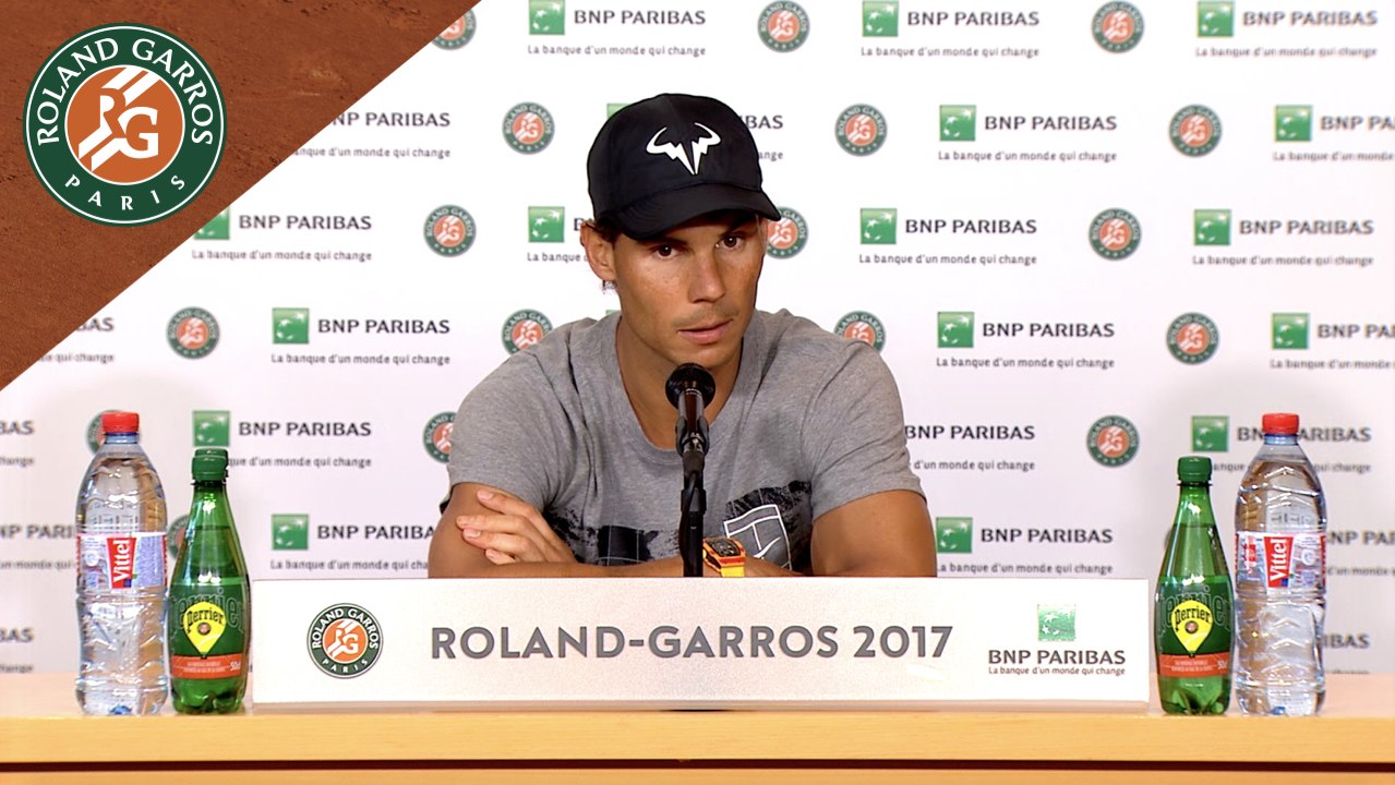Roland-Garros 2017 : 1/2 finale Conférence de presse Rafael Nadal