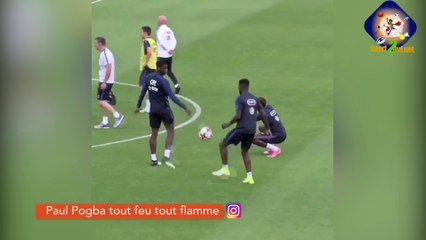 Super Pogba à l'entrainement avec les bleus