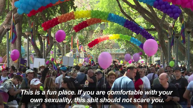Tens of thousands party for Gay Pride in Tel Aviv