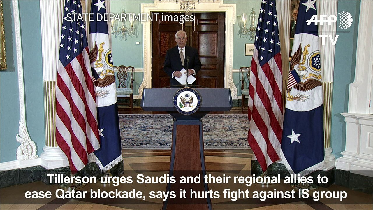 US urges Saudi allies to ease Qatar blockade