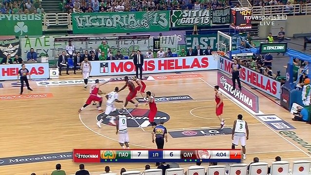 ΠΑΝΑΘΗΝΑΙΚΟΣ - ΟΛΥΜΠΙΑΚΟΣ BASKET LEAGUE 2016-17 - PLAYOFFS - 13Η ΑΓΩΝΙΣΤΙΚΗ (1o ημιχρονο)