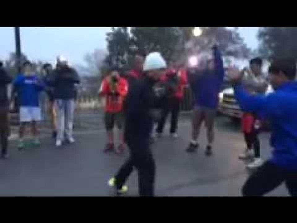 Manny Pacquiao vs Floyd Mayweather Manny In Camp Week 2 - esnews boxing