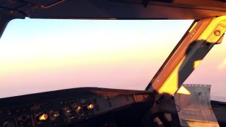 Pilot's Cockpit View Of The Flat Earth Sun And Moon