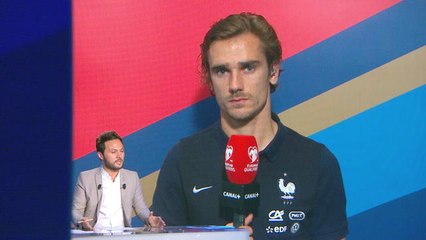 Qualifications Coupe du Monde 2018 - Interview d'Antoine Griezmann après Suède-France