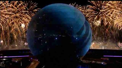 Luces y pirotecnia en la inauguración de la Expo Astaná 2017