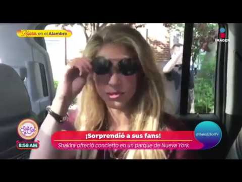 Shakira hizo un mini-concierto que agarró por sorpresa | Sale el Sol