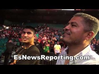 robert garcia and mikey garcia on broner vs molina faceoff - EsNews