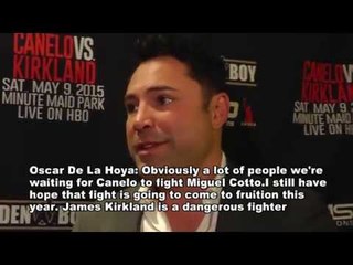 Oscar De La Hoya: Canelo vs Kirkland Will Be Special