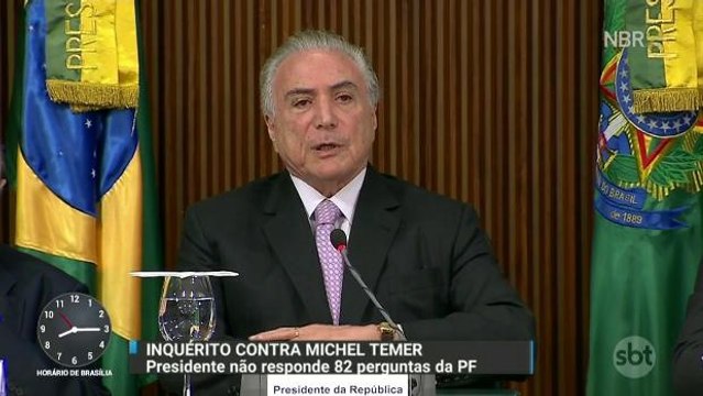 Temer não responde às perguntas da PF e pede arquivamento de inquérito