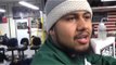 Boxing Superstar Mikey Garcia in camp with Bon Bon and pita - esnews boxing
