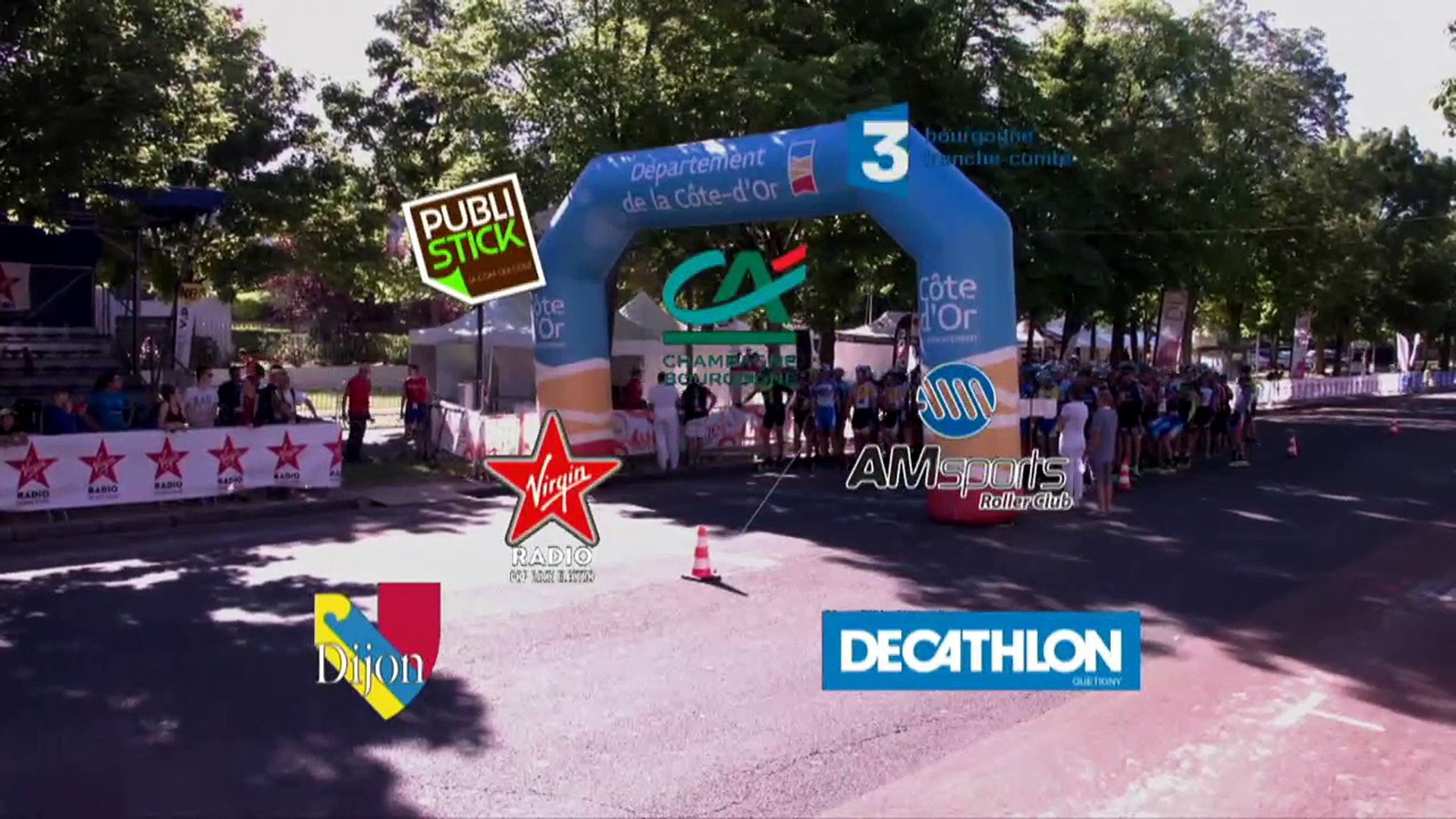 Roller Marathon de Dijon 2017- course Masters - video Dailymotion