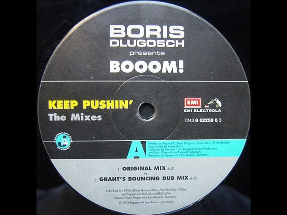 Boris Dlugosch - Keep Pushin (Original Club Mix) 1995