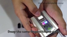 Fingerprint Padlock for HDB Gate Tutorial Hp 96177025 www.mydigitallock_com.sg