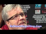 Freddie Roach Manny Pacquiao Will KO Floyd Mayweather In Late Rounds - EsNews