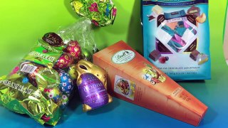 EASTER CHOCOLATE HAUL Godiva and dsaLindt Bunny , Carrots Lambs Eggs Ladybugs Bumble Bees