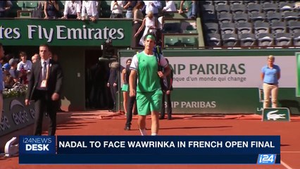 i24NEWS DESK | Nadal to face Wawrinka in french open final | Saturday, June 10th 2017