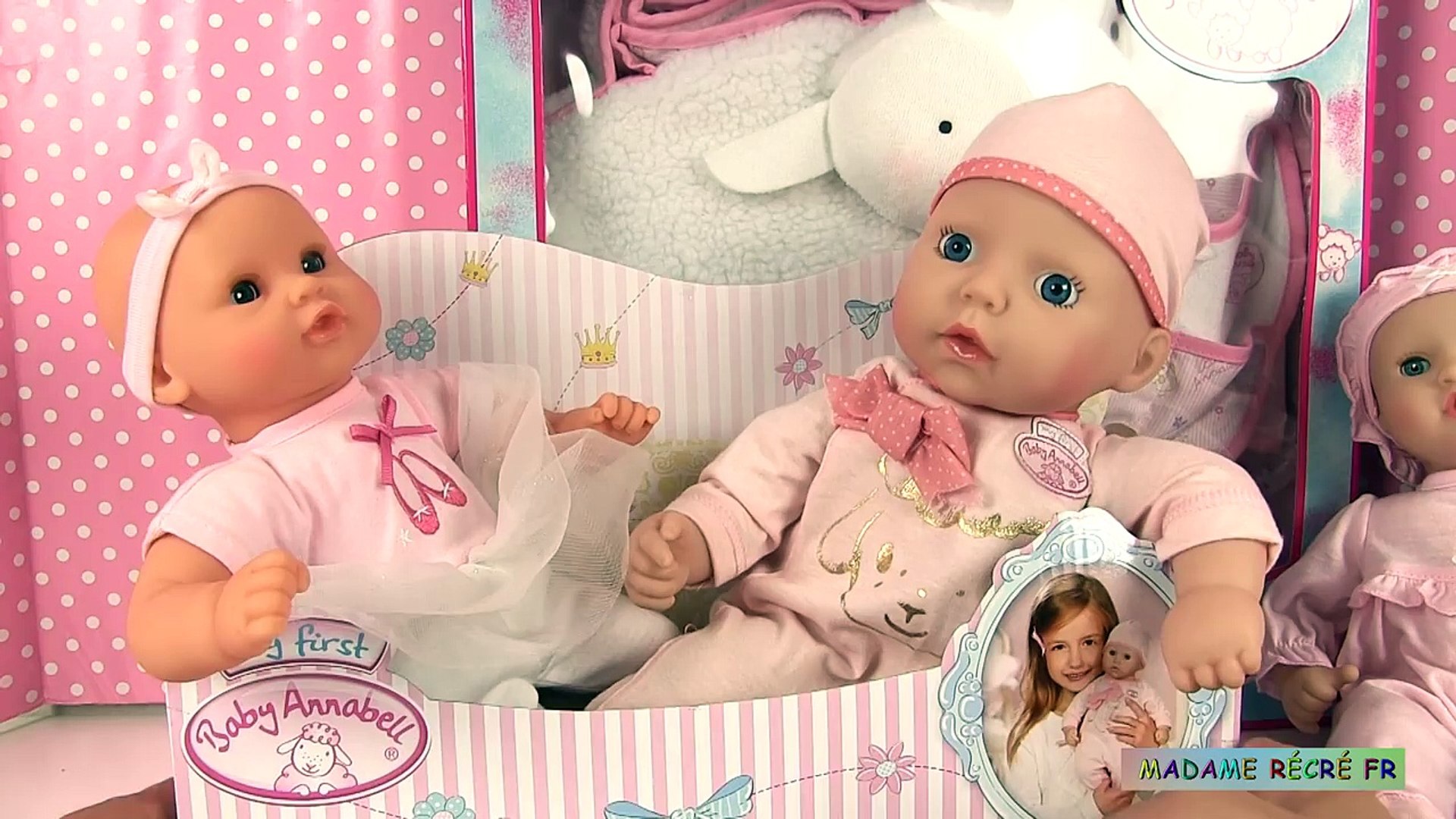 Baby Annabelle Poupon et Accessoires Sac à Langer de Poupées - video  Dailymotion