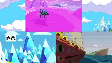 Adventure Time Intro side by side - Elements (2017) vs Island (2017) vs Original (2010)
