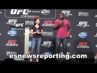 Anthony RUMBLE Johnson Makes Fun Of Alistair Overeem