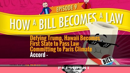 Defying Trump, Hawaii Becomes First State to Pass Law Committing to Paris Climate Accord -