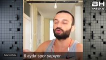 Aykut Elmas - Aynı sorudan bıkmış usanmış body fitnessçı Haltercan Omzugeniş
