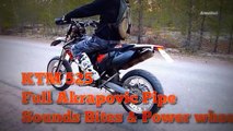 146.KTM 525 Supermoto - Akrapovic Sound Bites & Power Wheelies