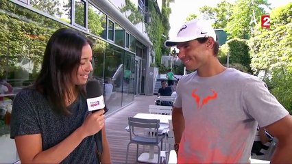 Rafael Nadal's interview with Alize Lim at RG, 5 June 2017