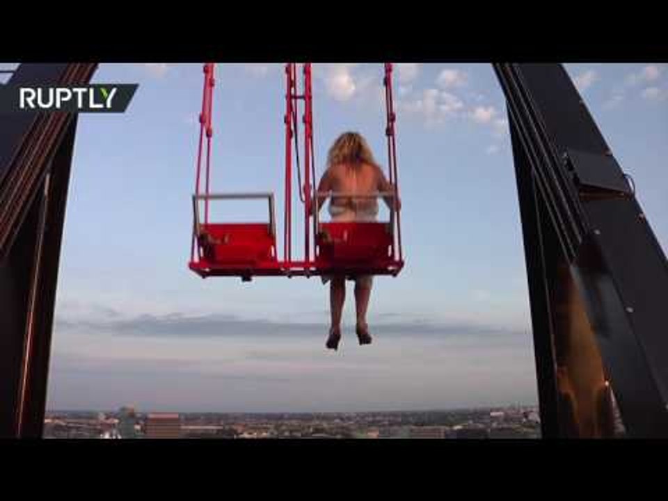 Over the Edge: Europe’s highest swing opens up in Amsterdam