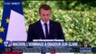 Macron: "Oradour, ce n'est pas seulement un drame de la guerre. C'est un scandale absolu"
