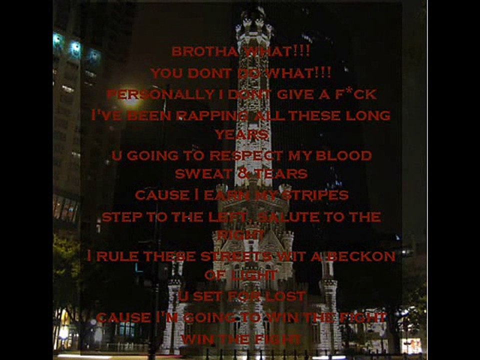 win the fight by MR SANDGOD DA LORE (LYRICS) - MR SANDGOD DA LORE