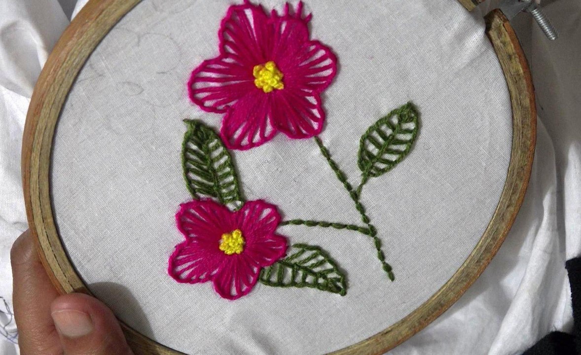 Button Stitch ( Flower )
