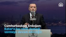 Cumhurbaşkanı Erdoğan Katar'a her türlü desteği vermeye devam edeceğiz