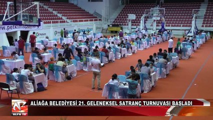 Aliağa Belediyesi 21. Geleneksel Satranç Turnuvası Başladı
