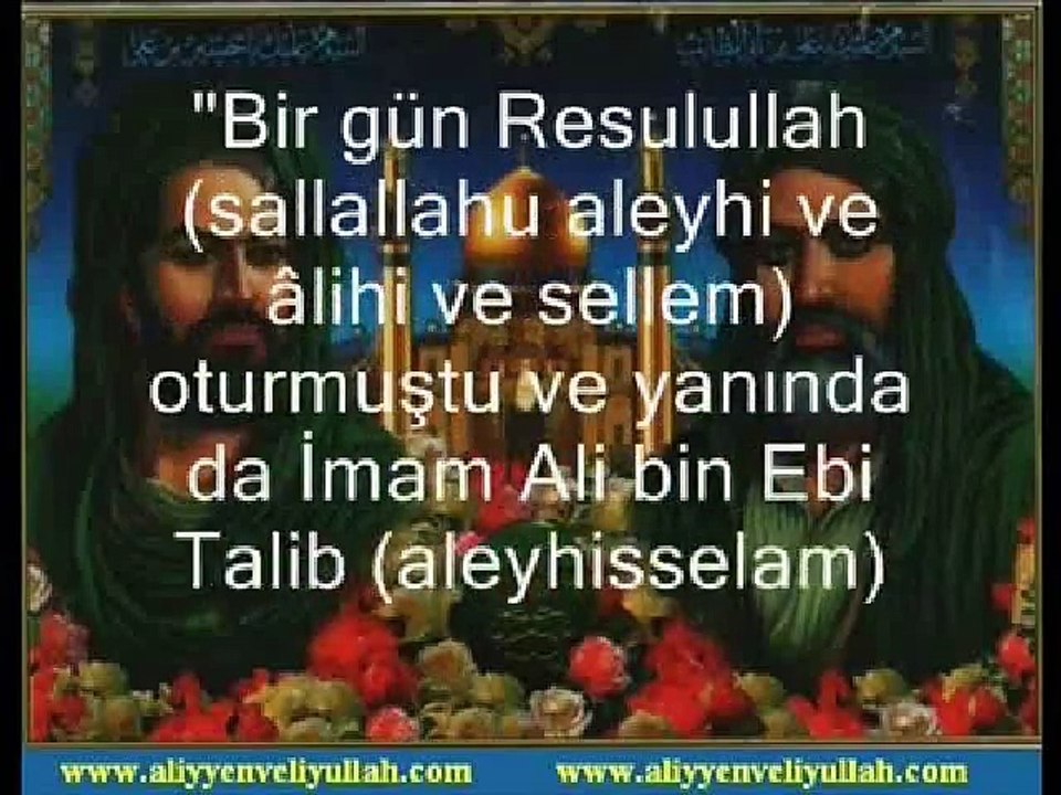 Hz.Ali (as) ve Oğlu Hz.Huseyin (as) Fazilet Yarışı Okyanustan Bir Damla