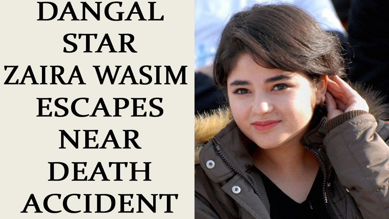 Zaira Wasim escapes unhurt in a fetal car accid...