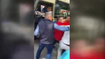 Güvenpark'ta Polisle Dolmuşçu Kavgası