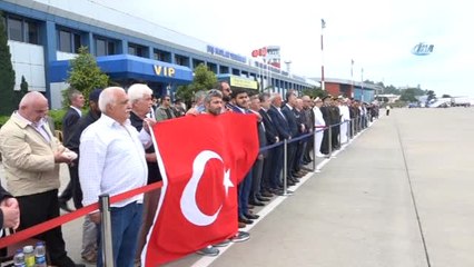 Rizeli Şehit Uzman Çavuş Soner Fazlıoğlu'nun Cenazesi Trabzon'a Getirildi