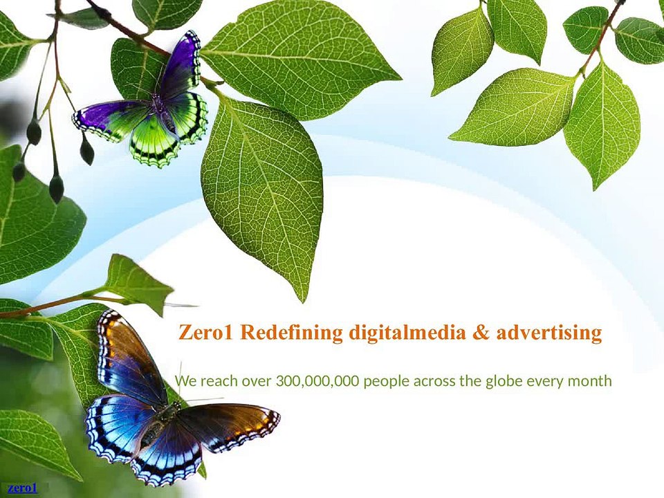 Zero1 - Redefining Digital Media & Advertising Network