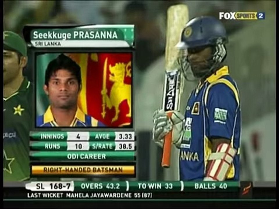 Shahid 'BOOM BOOM' Afridi 5_35 vs Sri Lanka 4th ODI 2011 -