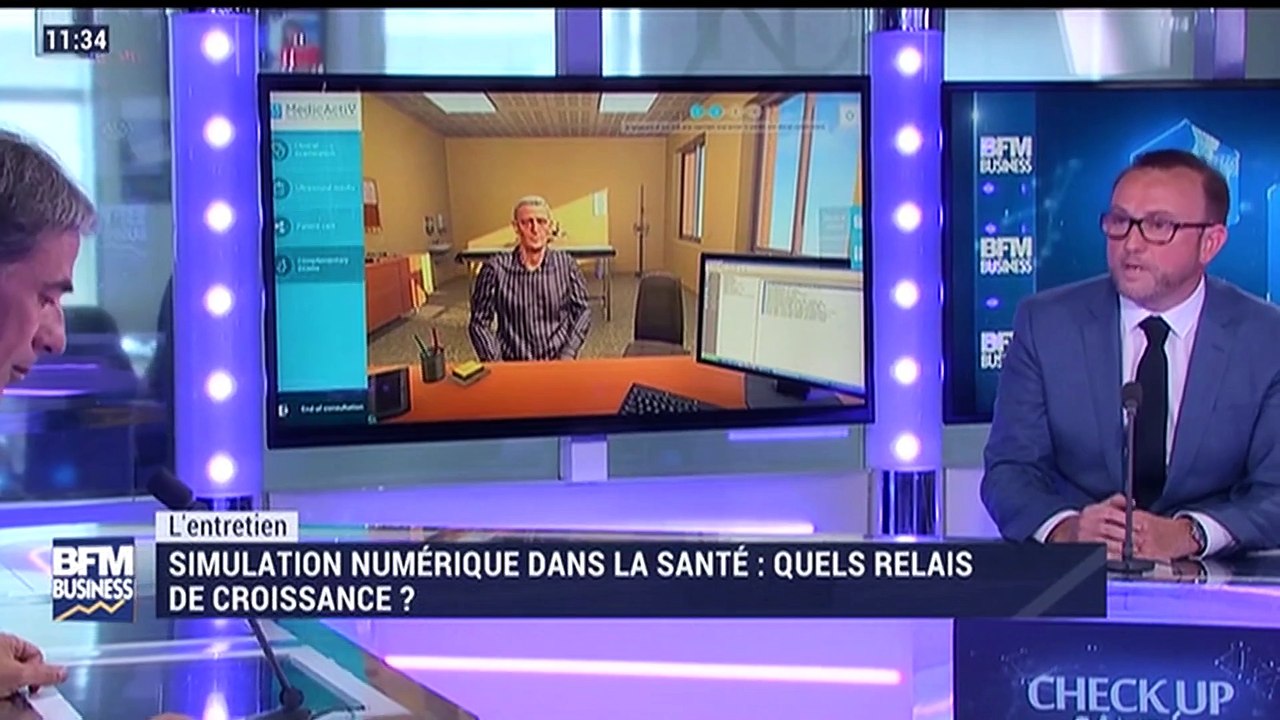 L'entretien: Simulation numérique dans la santé: quels relais de croissance ? - 10/06