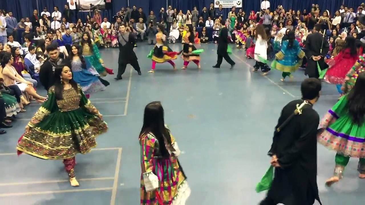 Attan Afghan gilrs in USA