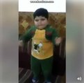 A child is dancing on PTI new release GO nawaz go Nawaz..
