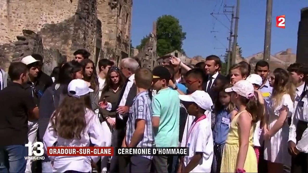 Commémoration du massacre d’Oradour-sur-Glane : Macron s’adresse aux jeunes