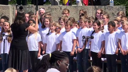 Macron au 73e anniversaire du massacre d'Oradour-sur-Glane